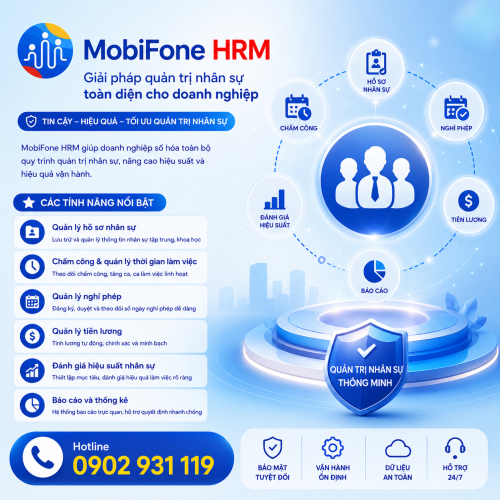 Giải Pháp Quản Trị Nhân Sự - MobiFone eHRM