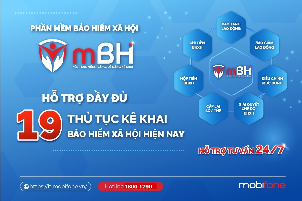 phần mềm BHXH mobifone mbh