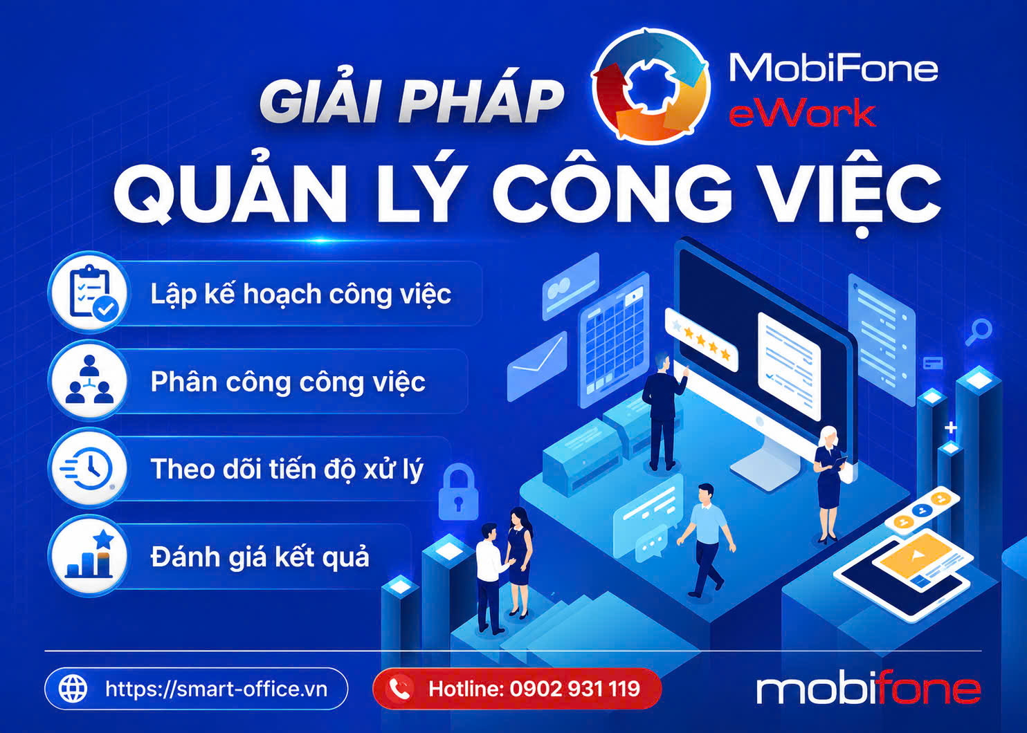 giải pháp quản lý công việc mobifone eWork