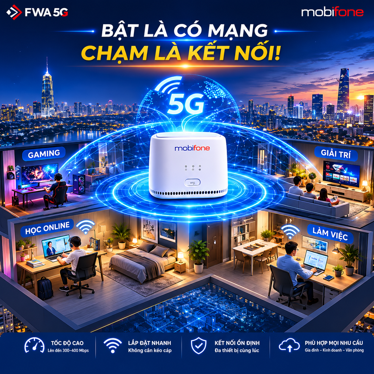 FWA MobiFone WIFI 5G