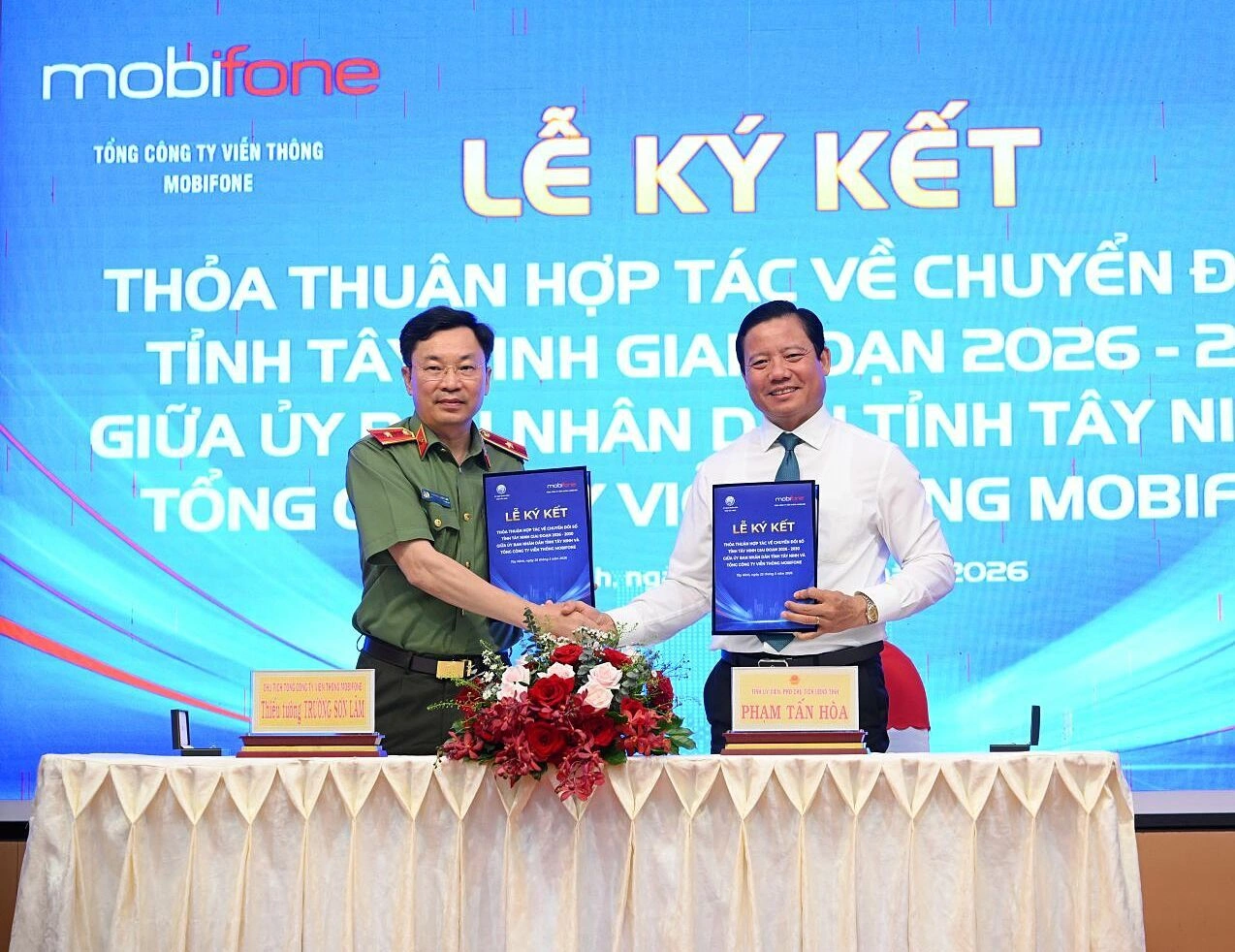 mobifone ký kết hợp tác với ubnd tỉnh tây ninh